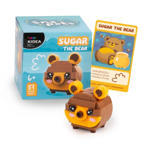 Klocki Snapets Kidea Figurka Miś Sugar