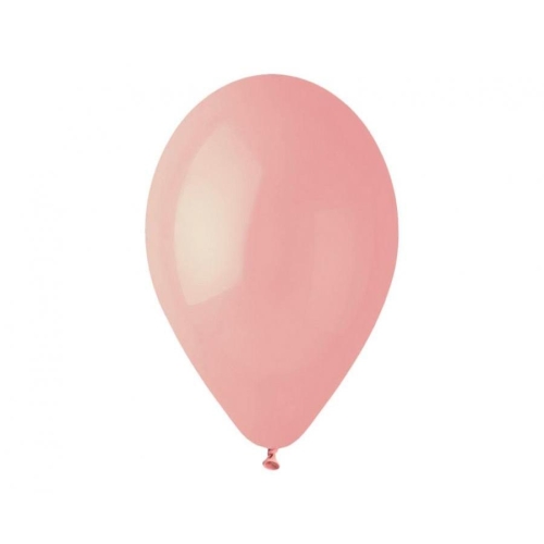 Balony gumowe 10" 26cm 10szt Jasny róż pastel