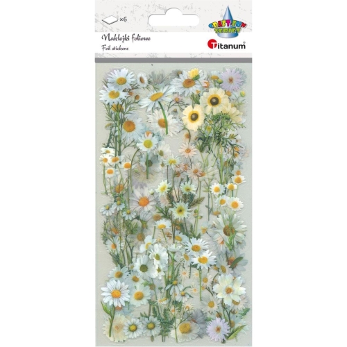 Naklejki foliowe Titanum 6 plansz Stokrotki