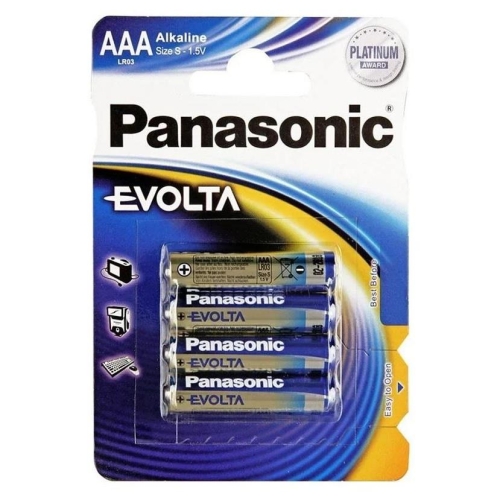 Bateria Panasonic Alkaline LR3 AAA EVOLTA 4szt
