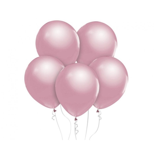 Balony B&C 12", metalik jasnoróżowe, 10szt