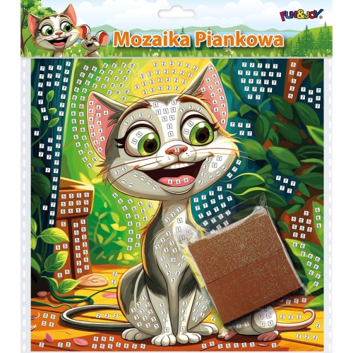 Mozaika pianowa Kot i mysz