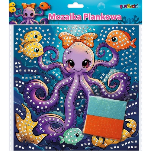 Mozaika piankowa ośmiornica