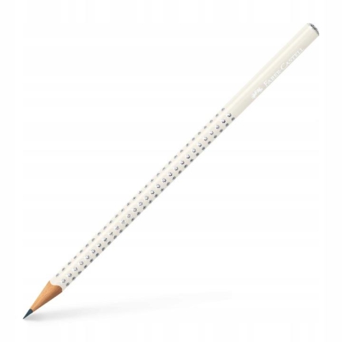 Ołówek Faber Castell Sparkle HB Biały matowy