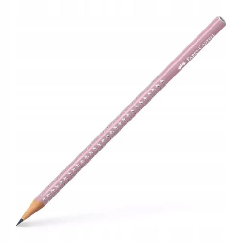 Ołówek Faber Castell Sparkle HB Różowy matowy