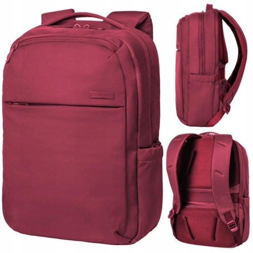 Plecak biznesowy Coolpack Burgund na laptopa-40026