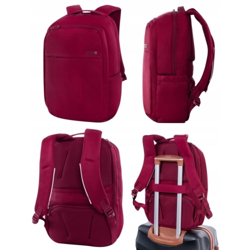 Plecak biznesowy Coolpack Burgund na laptopa-40027