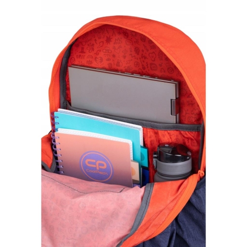 Plecak szkolny Coolpack Rider Orange 27l-40077