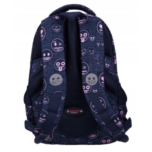 Plecak 3-komorowy St.Majewski Emoji Pink-40090