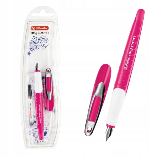 Pióro wieczne Herlitz My Pen Praworęczne Różowe