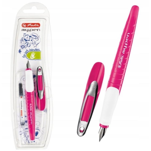 Pióro wieczne Herlitz My Pen Leworęczne Różowe