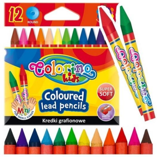 Kredki grafionowe Colorino 12 kolorów