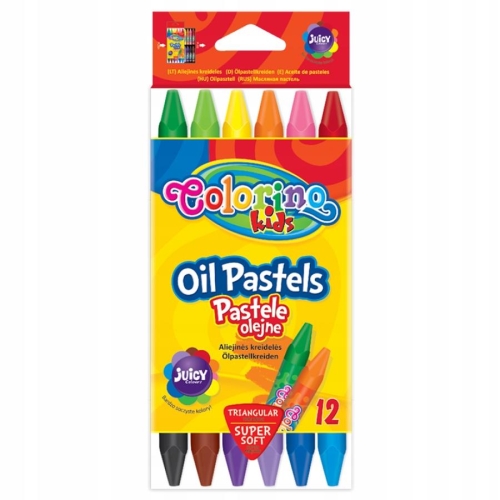 Pastele olejne trójkątne Colorino 12 kolorów-40239