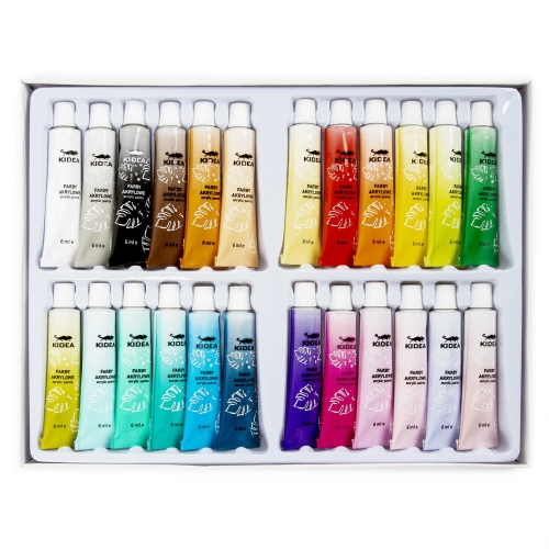 Farby akrylowe Kidea 24 kolorów x12ml-40346