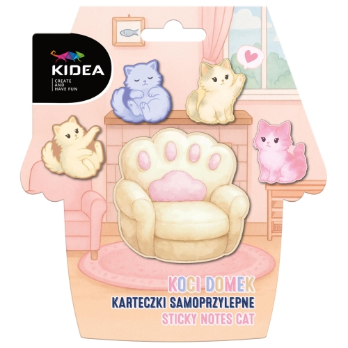 Karteczki samoprzylepne Kidea Koci domek