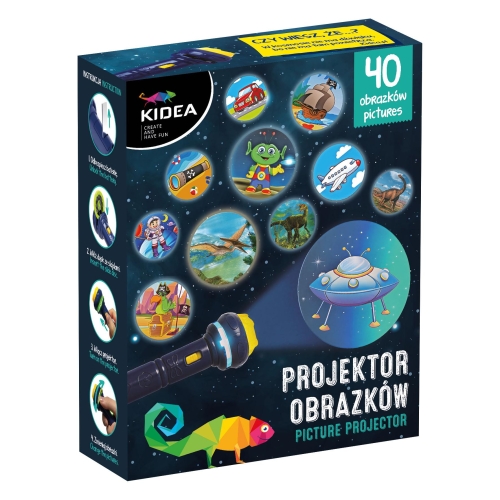 Projektor obrazków Kidea 40 obrazków dla chłopców