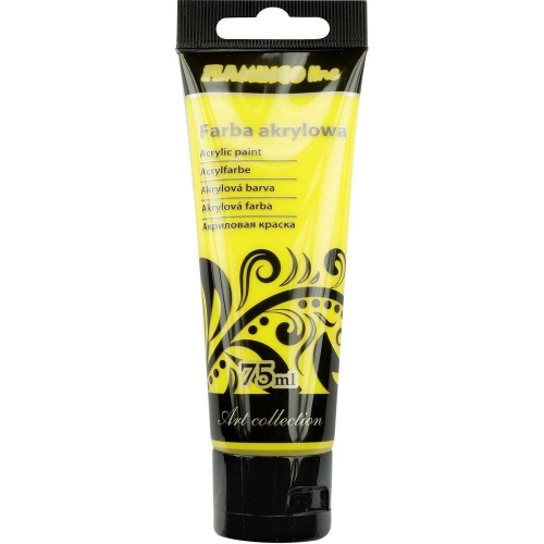 Farba akrylowa Flamingo 75ml 004 Żółty
