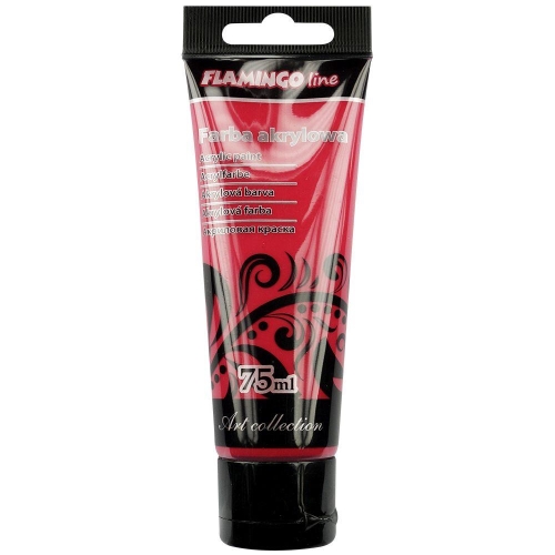 Farba akrylowa Flamingo 75ml 032 Karminowy
