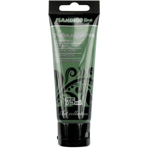 Farba akrylowa Flamingo 75ml 049 Zielony ciemny