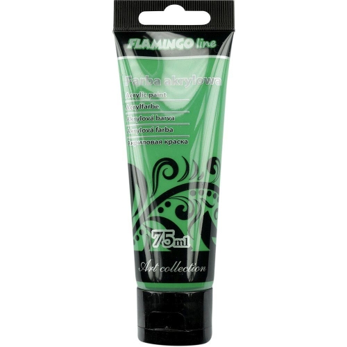 Farba akrylowa Flamingo 75ml 050 Zielony średni
