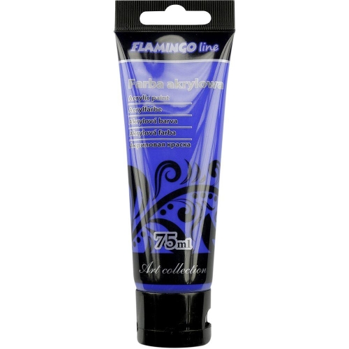 Farba akrylowa Flamingo 75ml 077 Ultramaryna