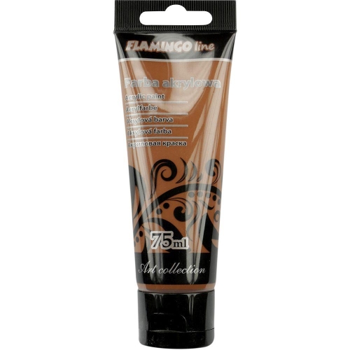 Farba akrylowa Flamingo 75ml 085 Brązowy jasny