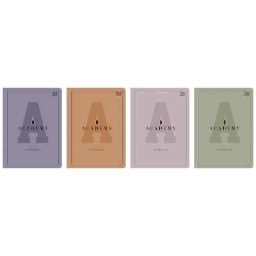 Brulion ACADEMY A5/96 90g Kratka-40569