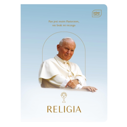 Zeszyt Interdruk A5/32 Kratka Religia z papieżem-40580